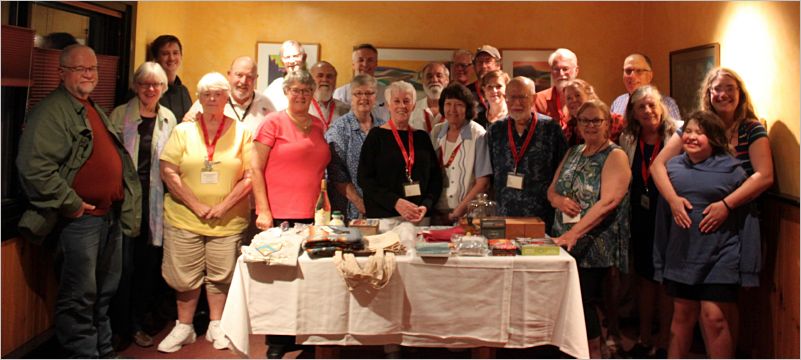 Group photo at banquet/auction Wednesday night